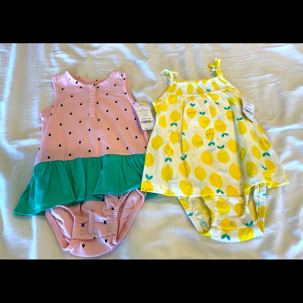 Brand New 2 Carters Rompers